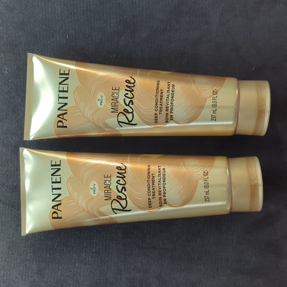 Pantene Miracle Rescue deep conditioning treatment (2), 8 oz each
